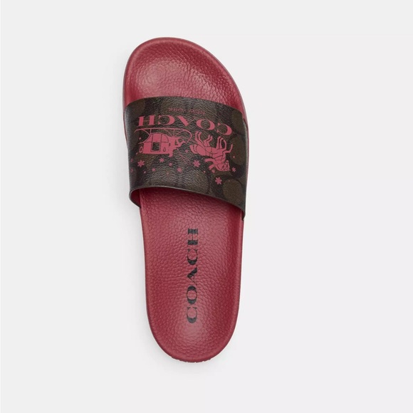 Coach | Uli Sport Slide In Signature Canvas With Horse And Carriage | Wo… - Picture 9 of 9
